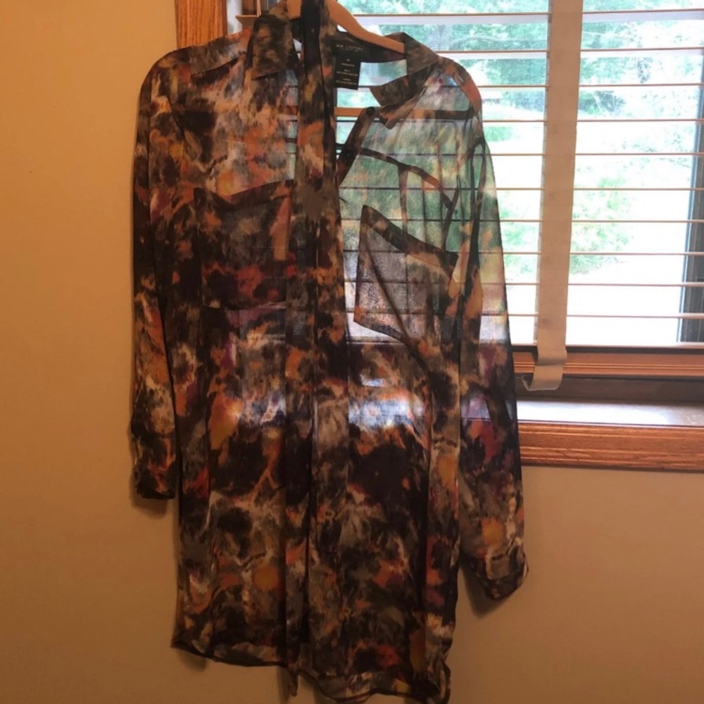Flowy Print Tunic